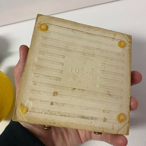 Vintage Handmade Decor Glass Grapes Tile - Picture 7 of 8